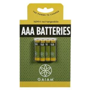  Gaiam NiMH Rechargeable AAA Batteries