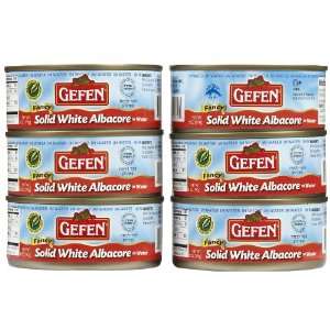 Gefen Tuna Solid White Passover, 6 oz, 6 pk  Grocery 