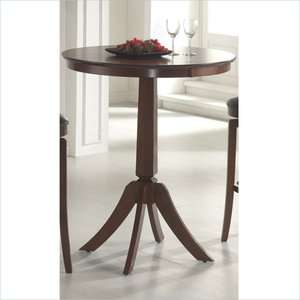 Hillsdale Plainview Bar Height Bistro Brown Finish Pub Table 