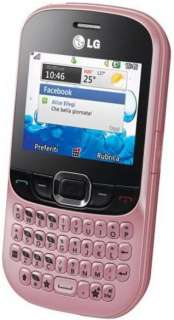 BRAND NEW LG C360 PINK FULL QWERTY UNLOCKED MOBILE FACE PLUS 2GB CARD 