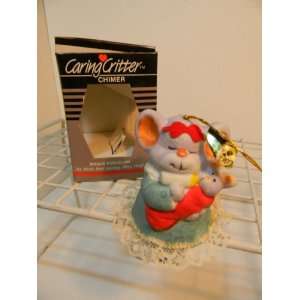  Jasco Caring Critters Chimer Ornament   Mama and Baby 