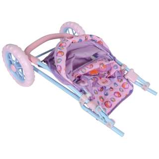 Kids Peppa Pig 3 Wheel Stroller Baby Dolls Push Chair  