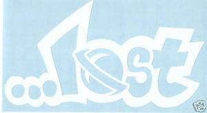 LOST Surfboards Surf Stickers Decal 6.5 WHITE 11A1  