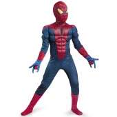 The Amazing SpiderMan Classic Muscle Chest Child Costume