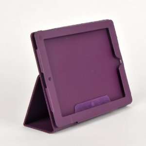    For iPad 2 Magnetic Case Stand Cover Holder Purple Electronics