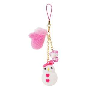 Japanese Sanrio Hello Kitty Cellphone Charm Kitty with Pink Glove and 