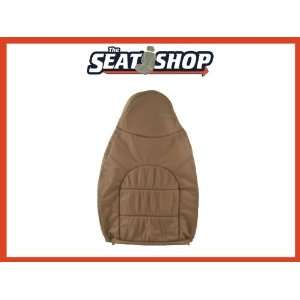  2000 Ford F250/350 Med Parchment Leather Seat Cover LH Top 