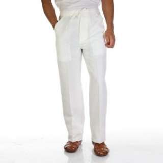    Linen Blend Drawstring pants for mens by Cubavera Clothing