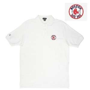   Red Sox MLB Classic Pique Polo Shirt (White)