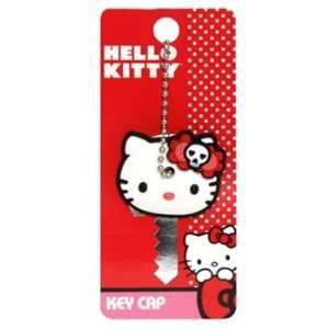  Hello Kitty Sanrio Skull Red Bow Key Cap Keycap PVC 
