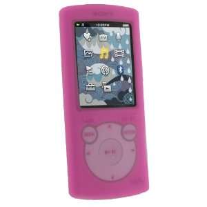 iGadgitz Pink Silicone Skin Case Cover for Sony Walkman NWZ S765 NWZ 