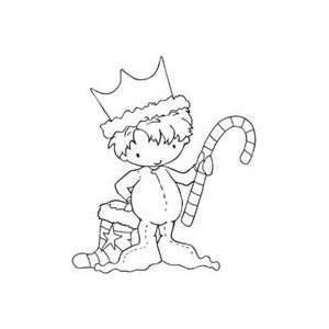   Unmounted Rubber Stamp king Of The Candy Canes 2 Pack 