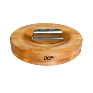 John Boos Herb a Round Cutting Board with