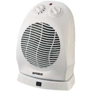  OPTIMUS H 1382 PORTABLE OSCILLATING FAN HEATER WITH 