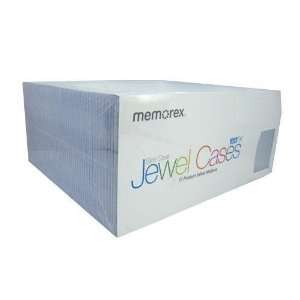 Memorex (32021992) Slim Clear CD DVD Jewel Case 200 Pack 
