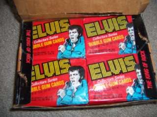 1978 DONRUSS UNOPENED CARD PACK ELVIS PRESLEY FROM BOX  