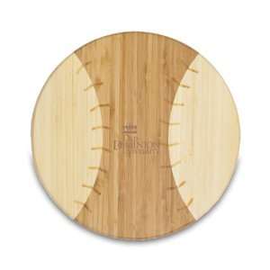  University   Homerun cutting board is a 12 round x 0.75 board 