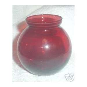  Vintage Royal Ruby Glass Ball Vase: Everything Else