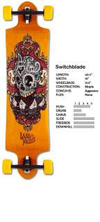   SWITCHBLADE COMPLETE LAND YACHT LONGBOARD 10 X 40.5  