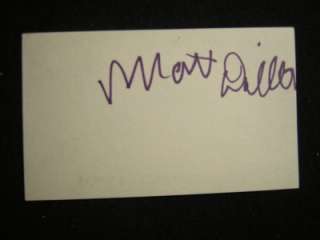 Signed Actor Matt Dillon Autograph 488P  