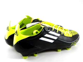 Adidas F50 Adizero TRX Fg Black/Lime Green/White Soccer Futball Cleats 