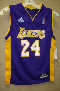   Los Angeles Lakers Adidas Replica Adult Purple Jersey LARGE  