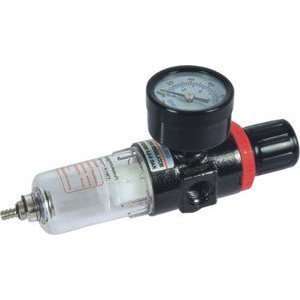 Air Filter Pressure Regulator Airbrush Compressor w/ Water Trap, Gauge 