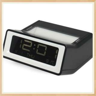   Snooze Temperature White Alarm Clock Brand New Fashionable Gift  