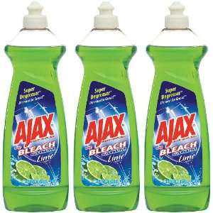  Ajax Lime Dish Washing Liquid with Bleach Alternative, 16 