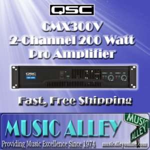 QSC CMX300V Professional Power Amplifier 2 Channel 200W  