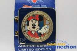 Disney Cruise Line LE 500 Anchor Porthole Minnie Mouse Hinged DCL Pin 