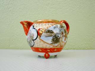 Antique Japanese Porcelain Tea Set Translucent Unique  