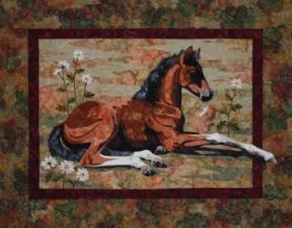   Toni Whitney Horse Foal Quilt Pattern and Fabric Kit Applique  