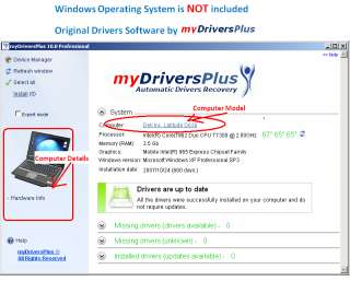 Asus G50V Drivers Recovery Restore DISC 7/XP/Vista  