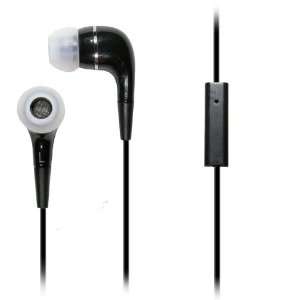  Black Hands free Stereo Headset Earbuds / Ear Gels With Clear Sound 