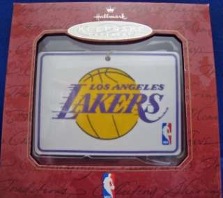 Hallmark Ornament LOS ANGELES LAKERS NBA Ceramic 1997  