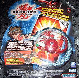 Bakugan Booster Pack RED TRANSLUCENT Pyrus CENTIPOID B1  