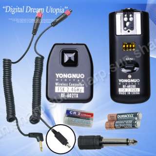 YONGNUO RF 602 Wireless Shutter Release for Nikon D80 D70s  