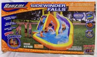 Banzai Sidewinder Falls Inflatable Water Slide NEW  