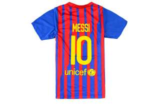 Youth/Kids Barcelona 11 12 Messi Soccer Jersey+Shorts Age10 11 Size 26 