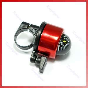 Bike Cycling Bicycle Ring Bell with Compass Ball Red  