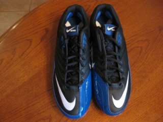 Nike Speed TD Low Football Soccer Cleats 9 Vapor Black / Blue  