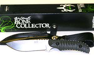 BENCHMADE 15005 1 BONE COLLECTOR FIXED STAINLESS BLADE W/ BLACK/GREEN 