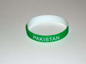 Pakistan silicone wristband Pakistan bracelet  
