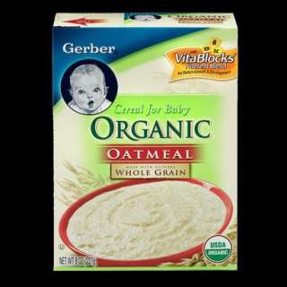 Gerber Organic Oatmeal Cereal   8 oz. (6 Pack).Opens in a new window