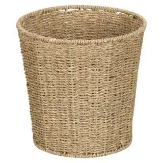 Seagrass Waste Basket   Natural.Opens in a new window
