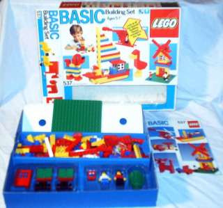 1988 Lego Basic Building Set 537 100% Original Complete in Box w 