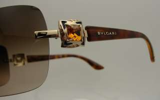 Authentic BVLGARI Shield Sunglasses 6052B   278/13 *NEW  