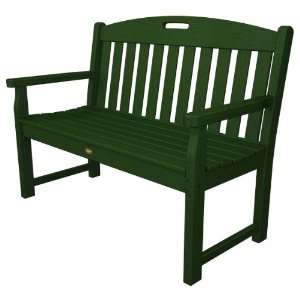   Outdoor Furniture TXB48RC 48 Inch Yacht Club Bench, Rainforest Canopy
