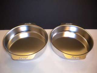 Americraft Cake Pans 9 inch Round Set of 2 Premium Stainless Steel 